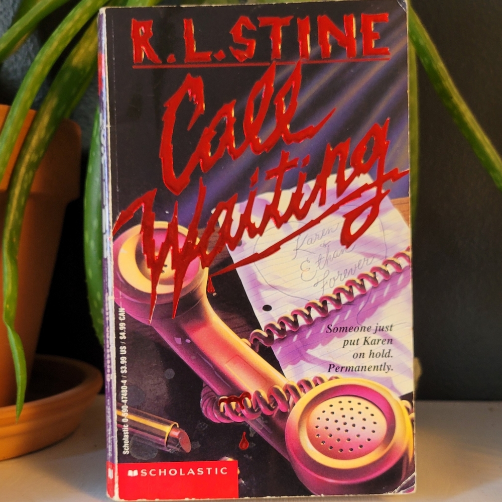 90's famous R L. Stine book CALL WAITING